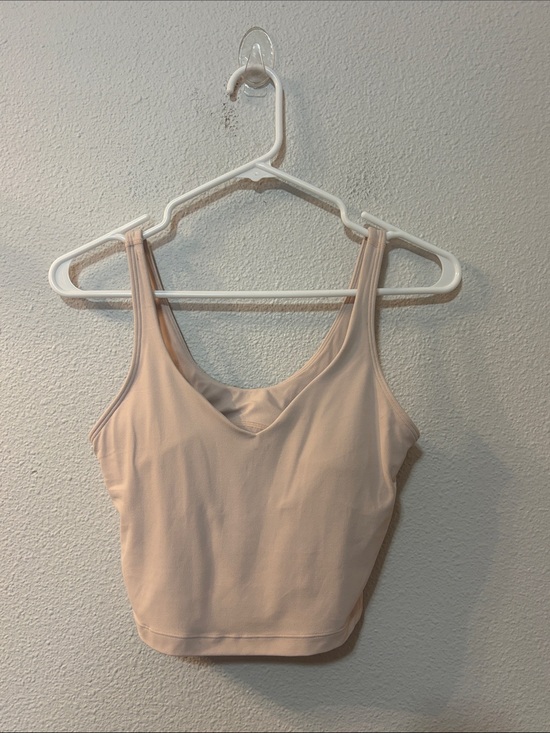 lululemon athletica Tops - Lululemon Neutral Blush Cropped Tank Top